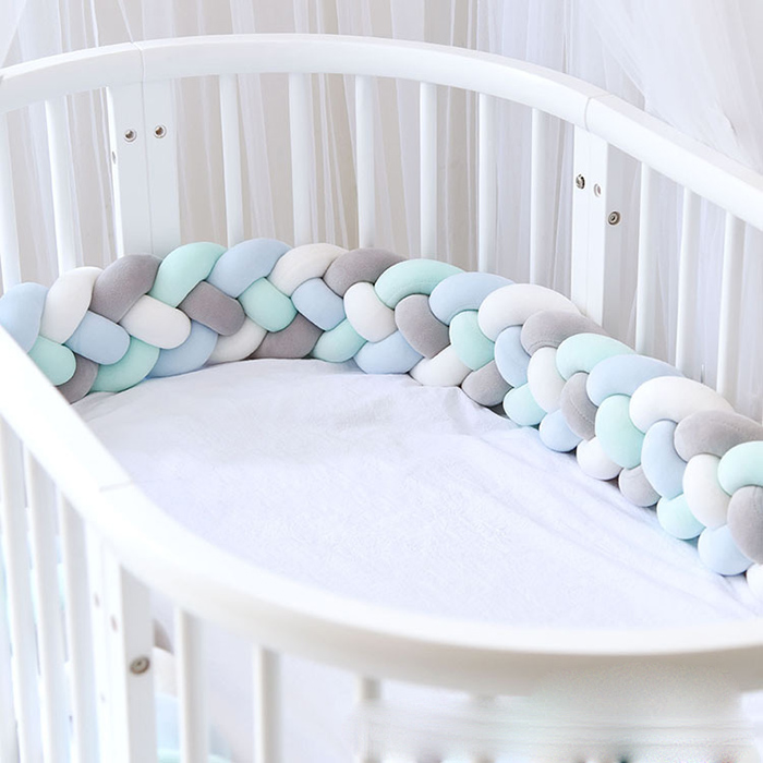Baby Bumper Bed Braid Knot Pil - Baby Nursery Glider review and price