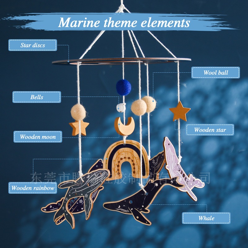 Wooden Baby Crib Mobile Ocean  - Baby Nursery Ocean review and price