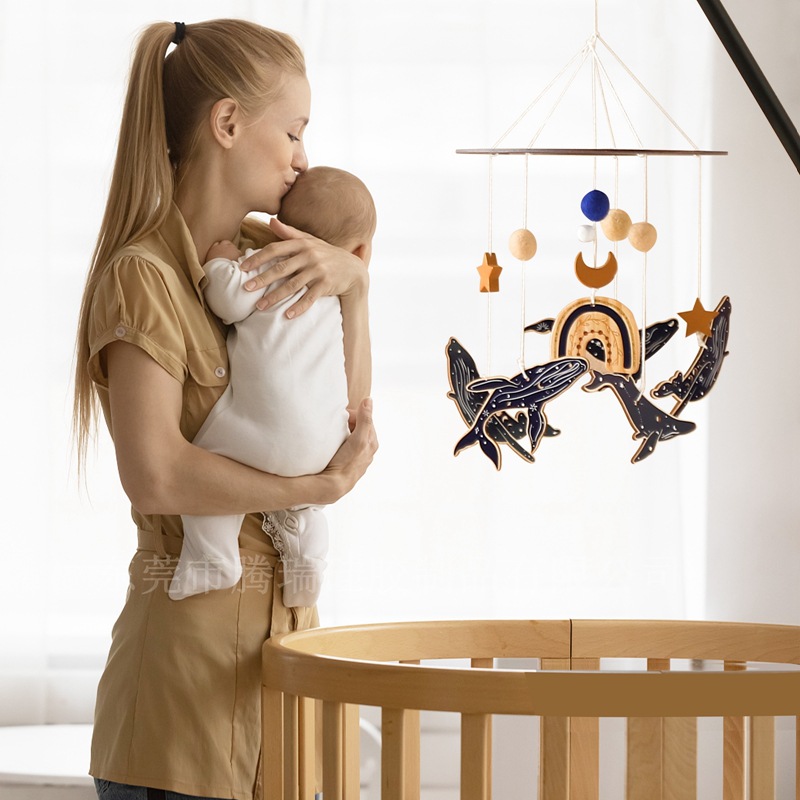 Wooden Baby Crib Mobile Ocean  - Baby Nursery Ocean review and price