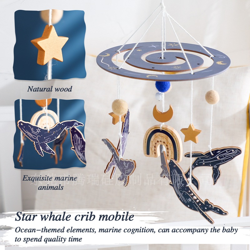 Wooden Baby Crib Mobile Ocean  - Baby Nursery Ocean review and price