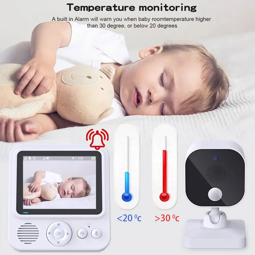 2.8 Inch Video Baby Monitor Wi - Wearable Baby Monitor review and price