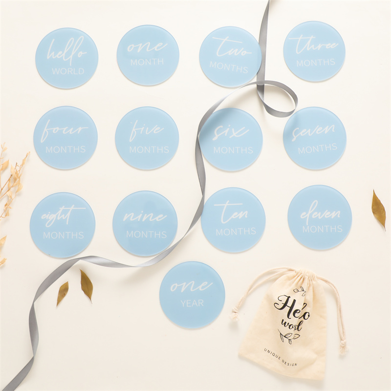 13pcs Baby Acrylic Milestone N - Milestone Card Set review and price