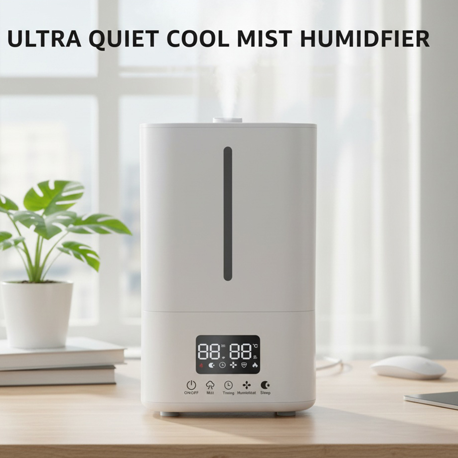 5L Cool Mist Humidifier W/ Air - Baby Nursery Air Purifier review and price