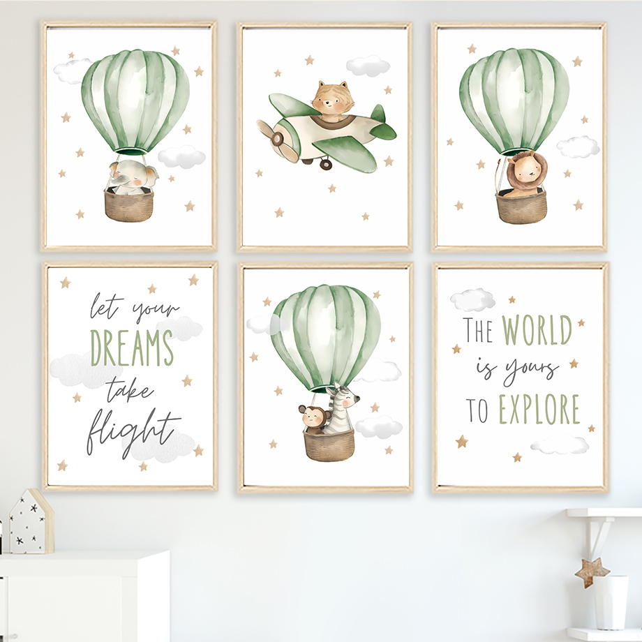 Boho  Tiger Lion Aircraft Hot  - Baby Nursery Quotes review and price
