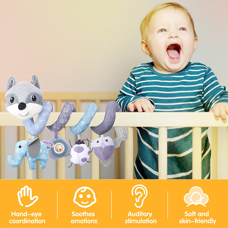Car Seat Toys Infant Baby Fox  - Baby Nursery Trolley review and price