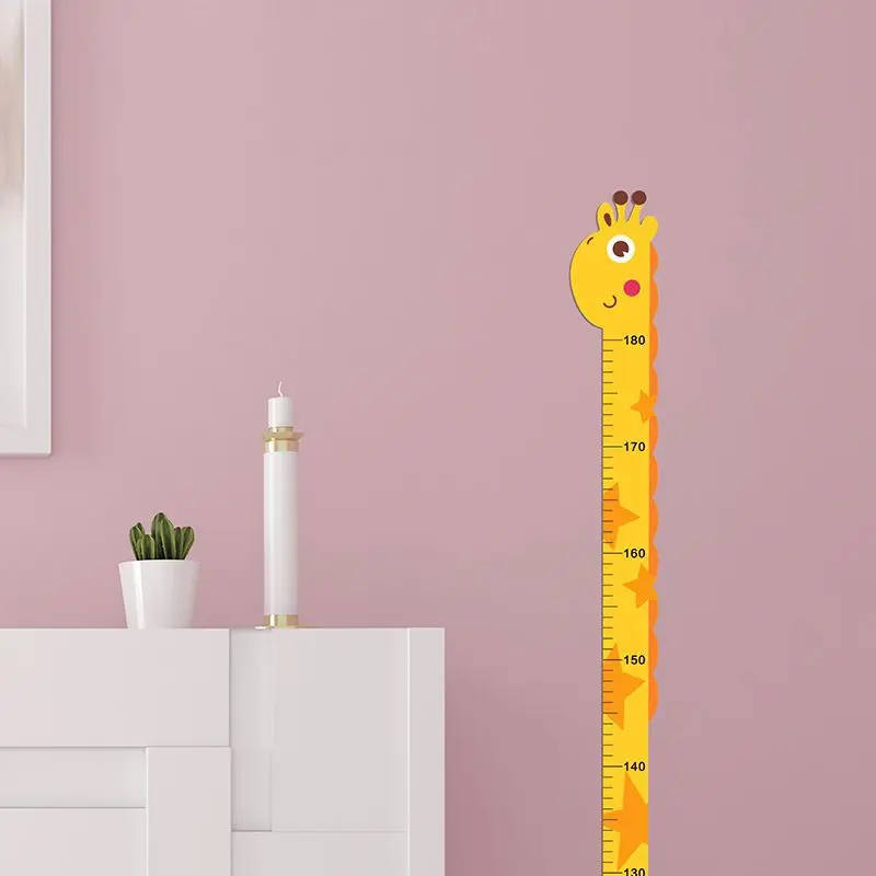 Cartoon Animals Baby Height Me - Baby Nursery Wall Stickers review and price