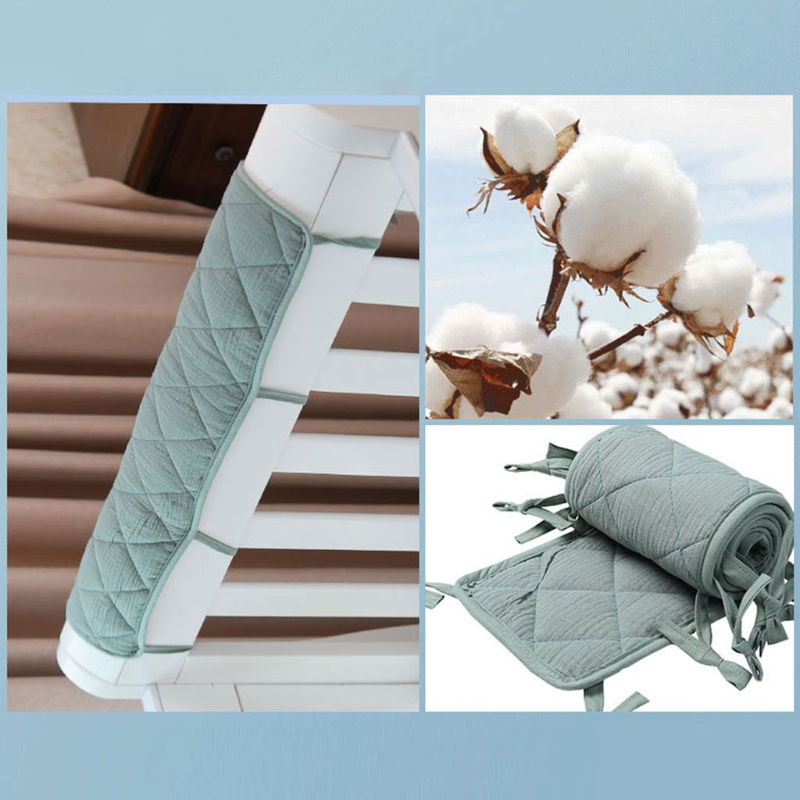 Cotton Crib Bumper Protection  - Baby Nursery Glider review and price