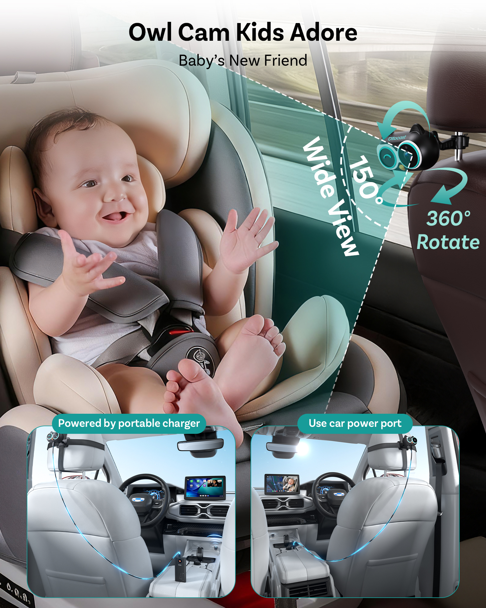 OTTOCAST Cabin Care Wired to W - Wearable Baby Monitor review and price