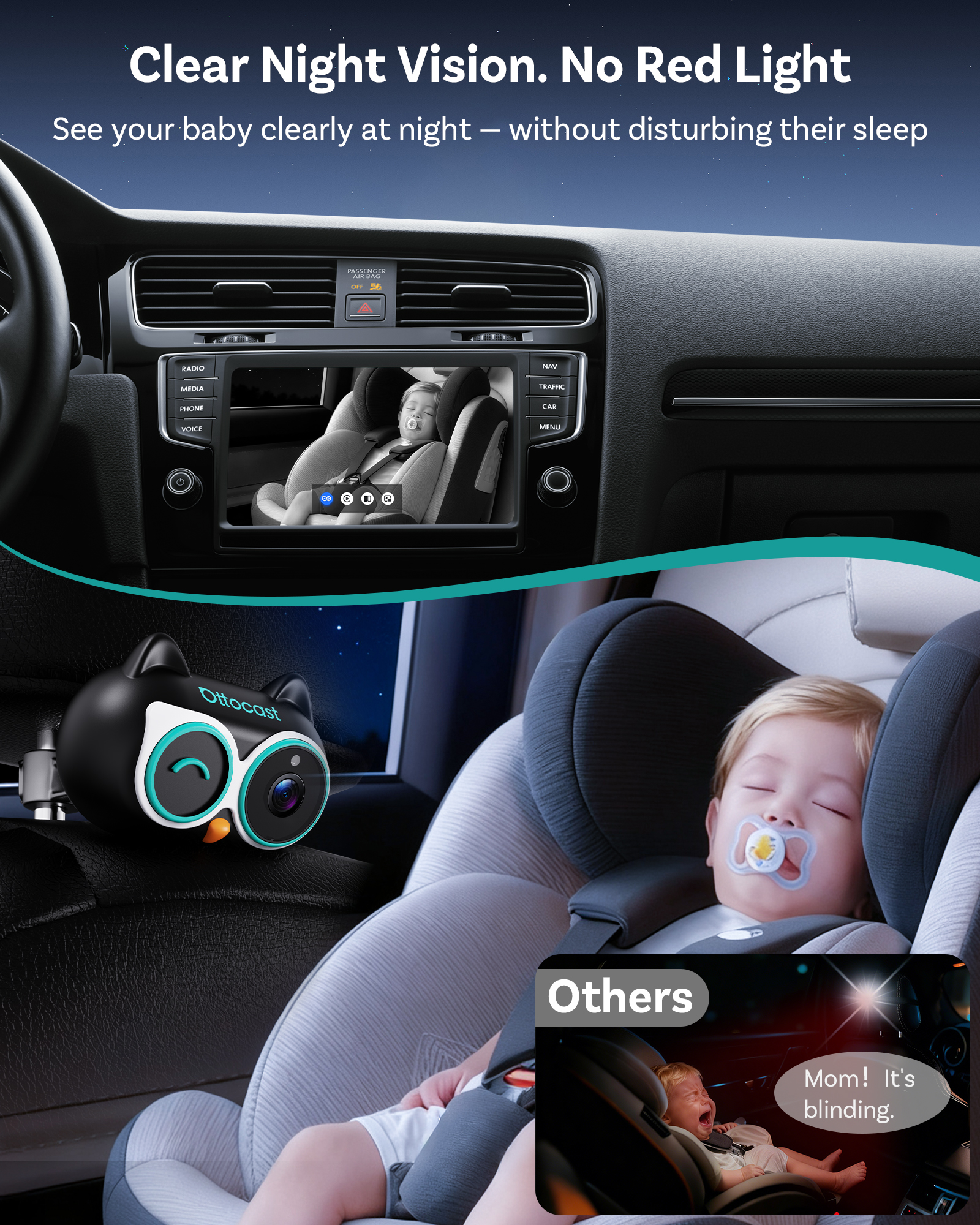 OTTOCAST Cabin Care Wired to W - Wearable Baby Monitor review and price
