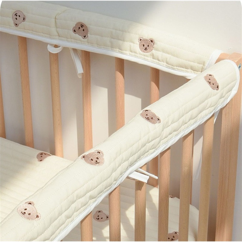 Ins Korean embroidered bear be - Baby Nursery Glider review and price