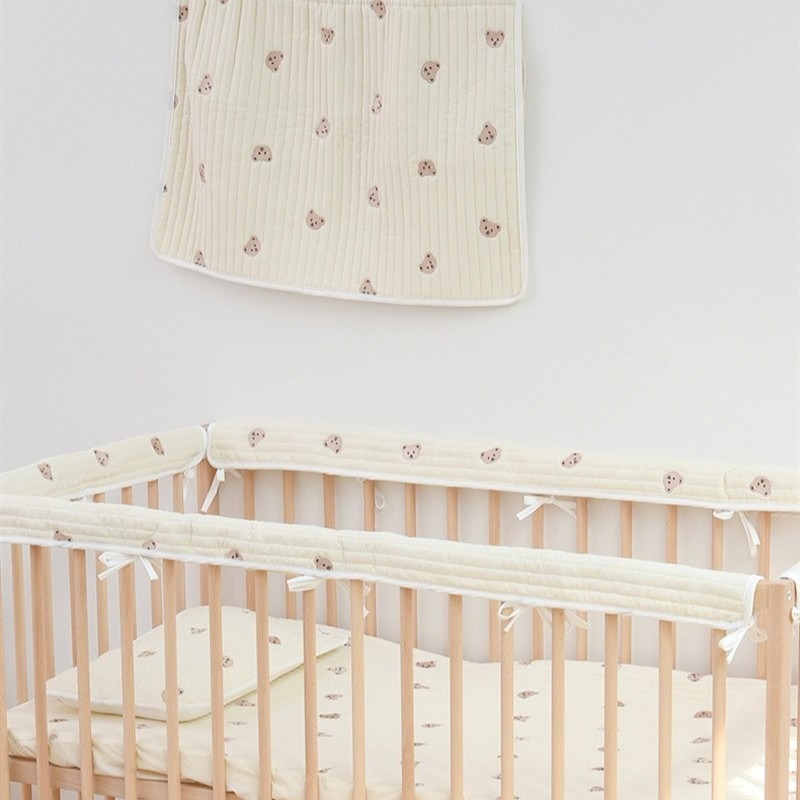 Ins Korean embroidered bear be - Baby Nursery Glider review and price
