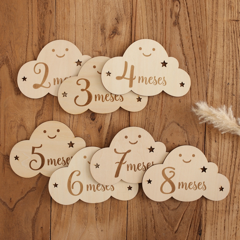 Spanish Alphabet Baby  Wooden  - Milestone Card Set review and price