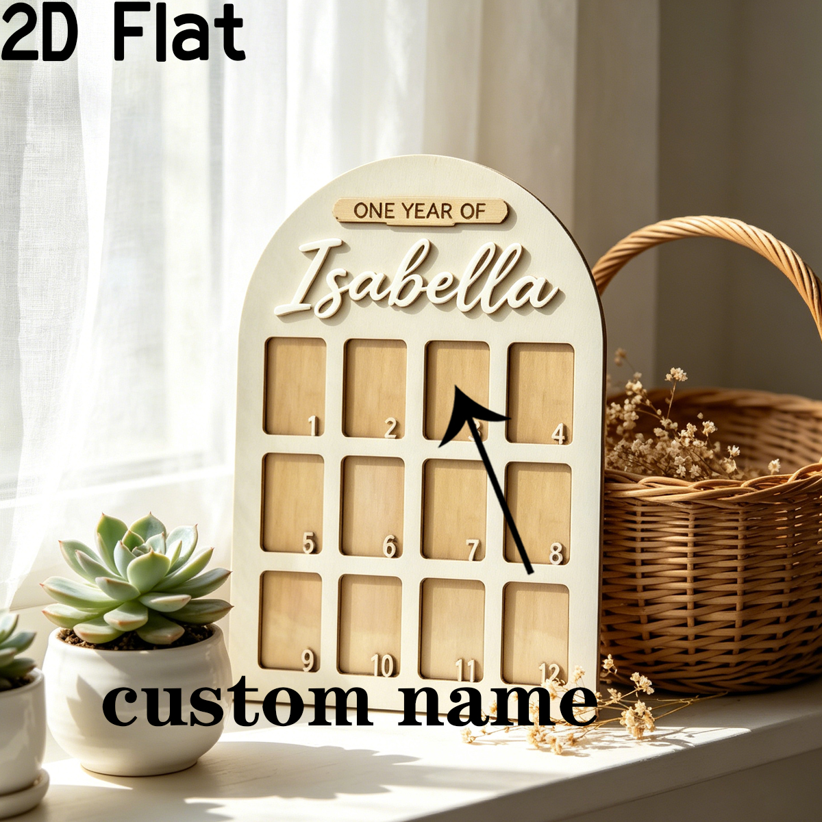 1Pc Custom Photo Record Board  - Baby Nursery review and price