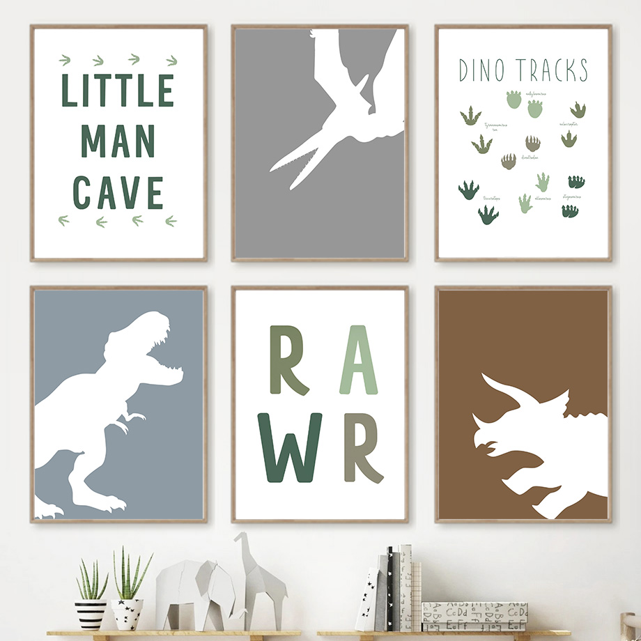 Frameless Jurassic Dinosaur Ty - Baby Nursery Quotes review and price