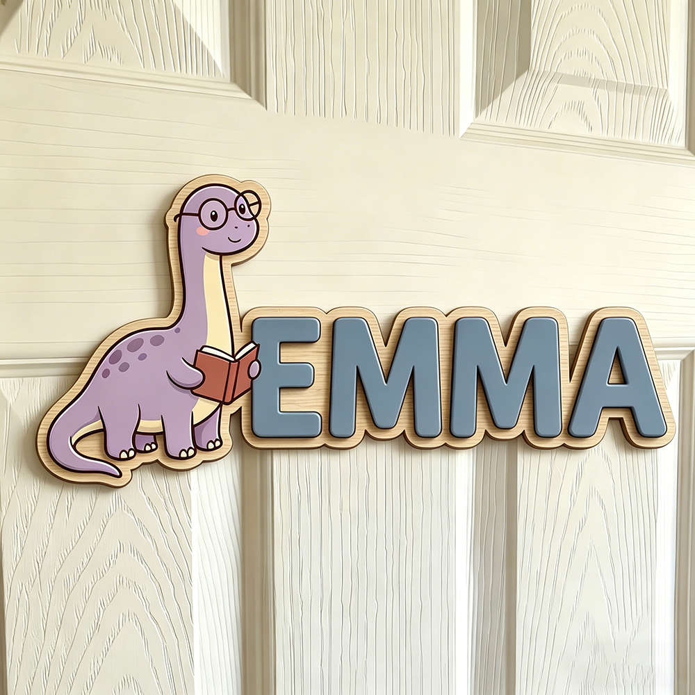 Whimsical Nerdy Dinosaur Custo - Baby Nursery review and price