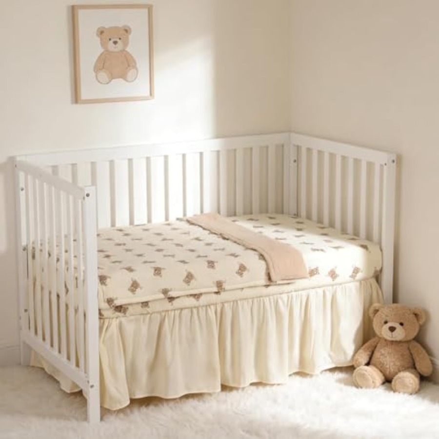Organic Cotton Muslin Baby Cri - Baby Girl Nursery Quilt review and price