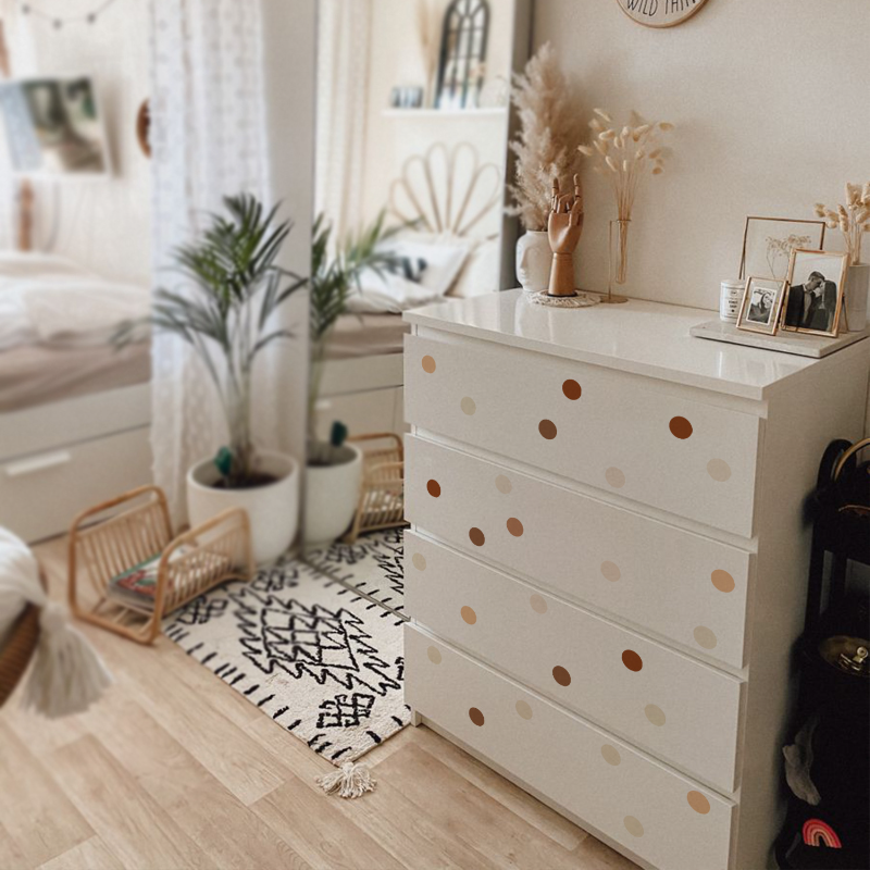 Creative Boho Polka Dot Wall S - Baby Nursery Vintage Decor review and price