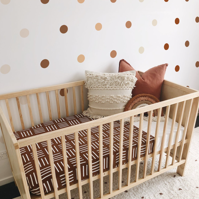 Creative Boho Polka Dot Wall S - Baby Nursery Vintage Decor review and price