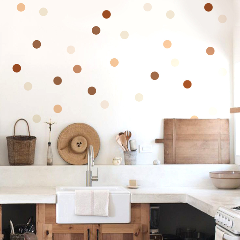 Creative Boho Polka Dot Wall S - Baby Nursery Vintage Decor review and price