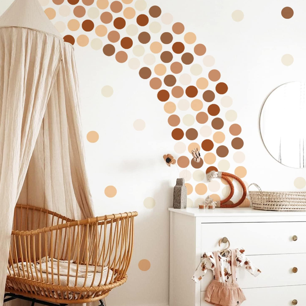 Creative Boho Polka Dot Wall S - Baby Nursery Vintage Decor review and price