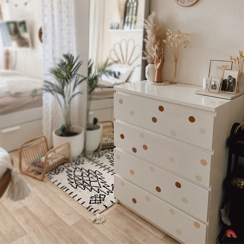 Creative Boho Polka Dot Wall S - Baby Nursery Vintage Decor review and price