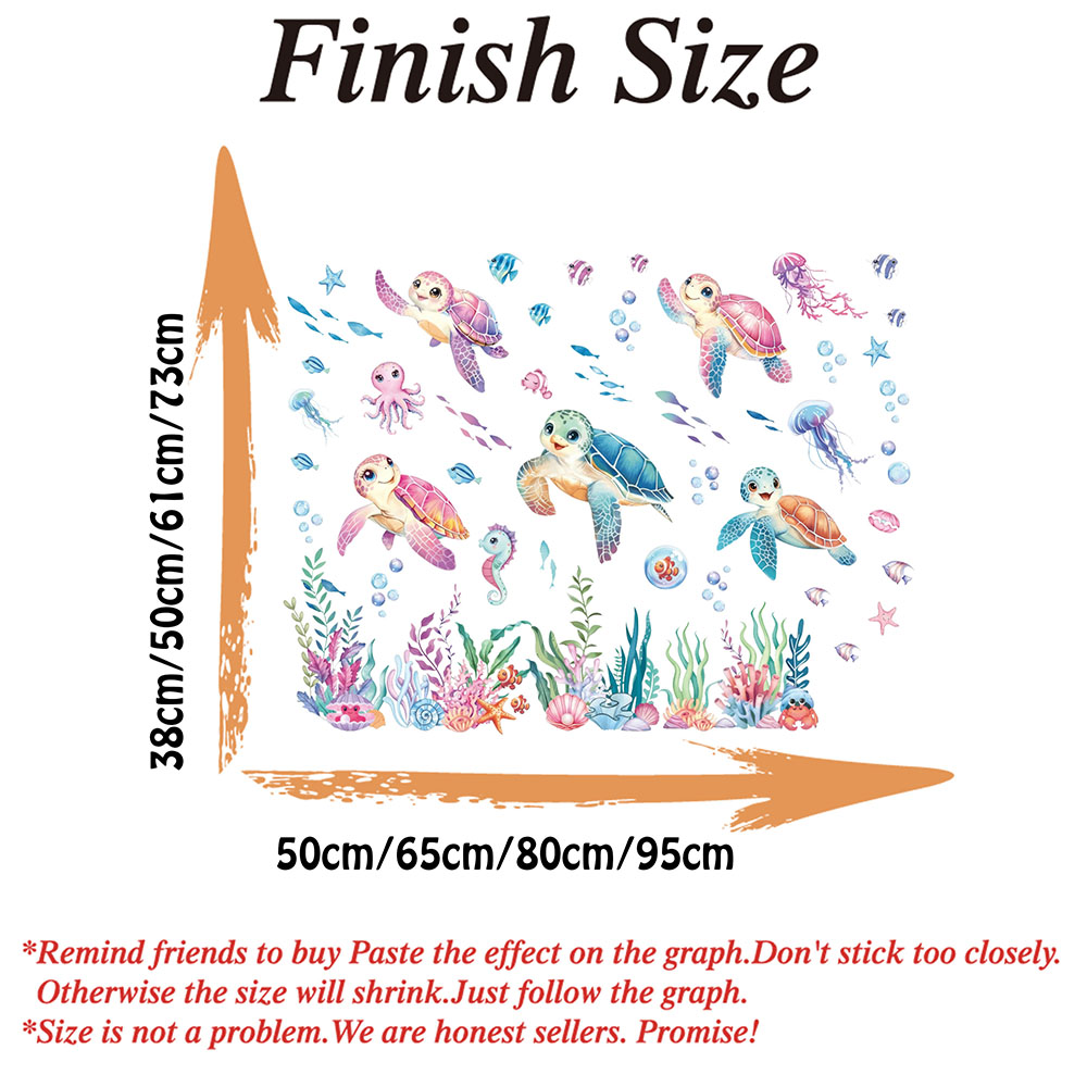 Large Pink Sea Turtles Ocean W - Baby Nursery Ocean review and price