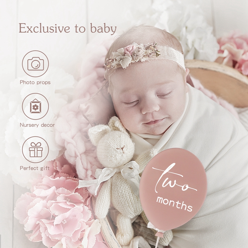 13pcs Baby Acrylic Balloon Mil - Milestone Card Set review and price