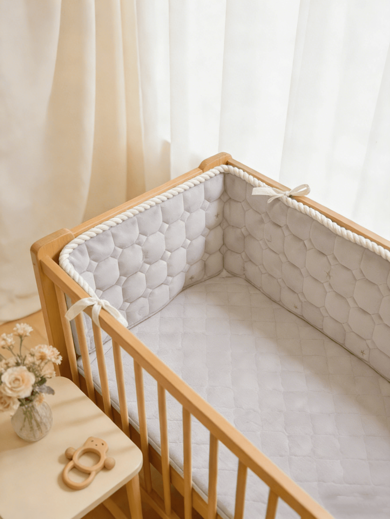 Baby Crib Bumper Pure Cotton C - Baby Nursery Glider review and price