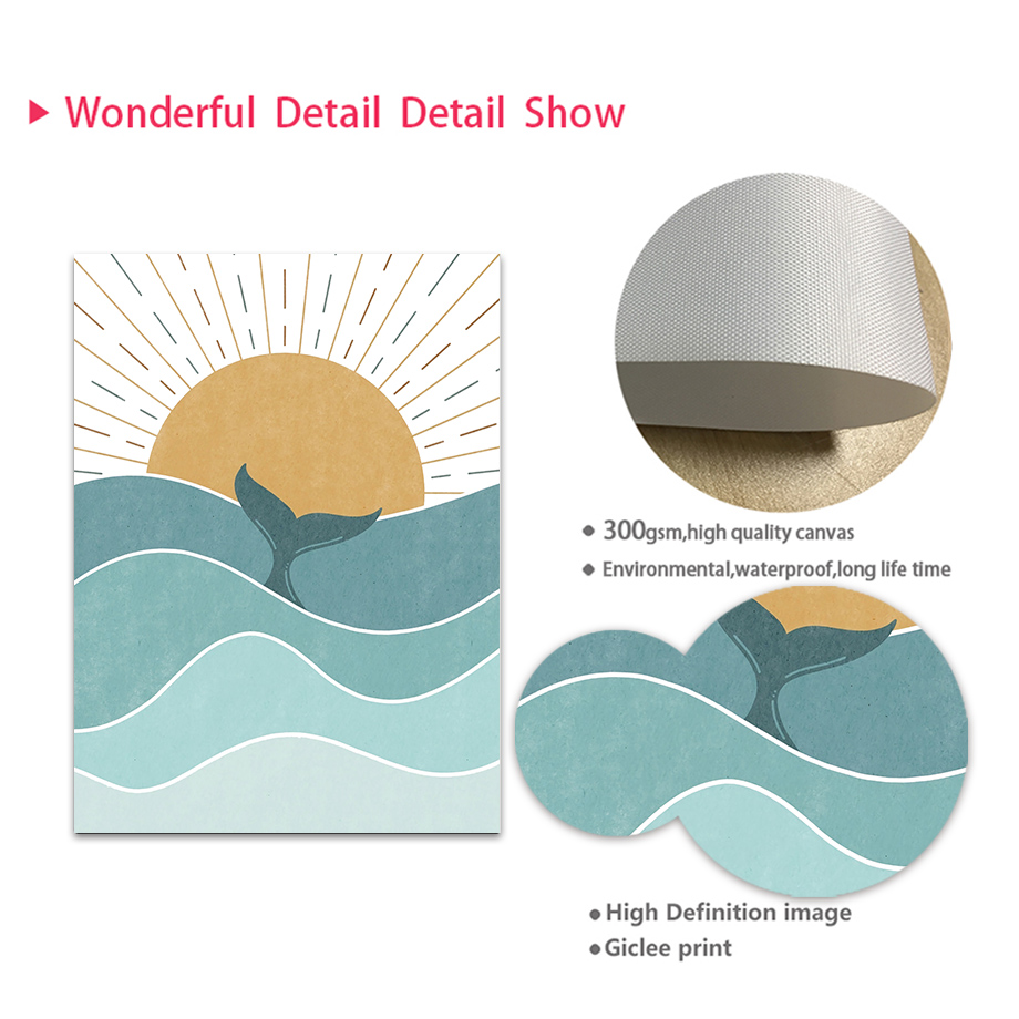 1pc frameless,Fish Whale Seagu - Baby Nursery Ocean review and price
