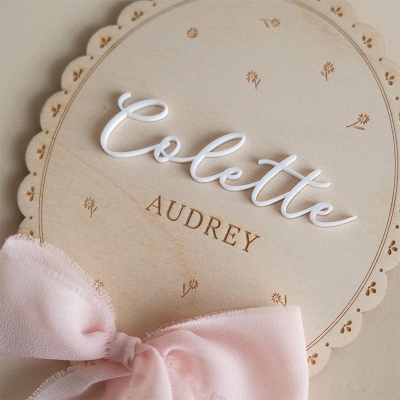 Personalized Baby Name Plaque, - Baby Nursery Hospital review and price