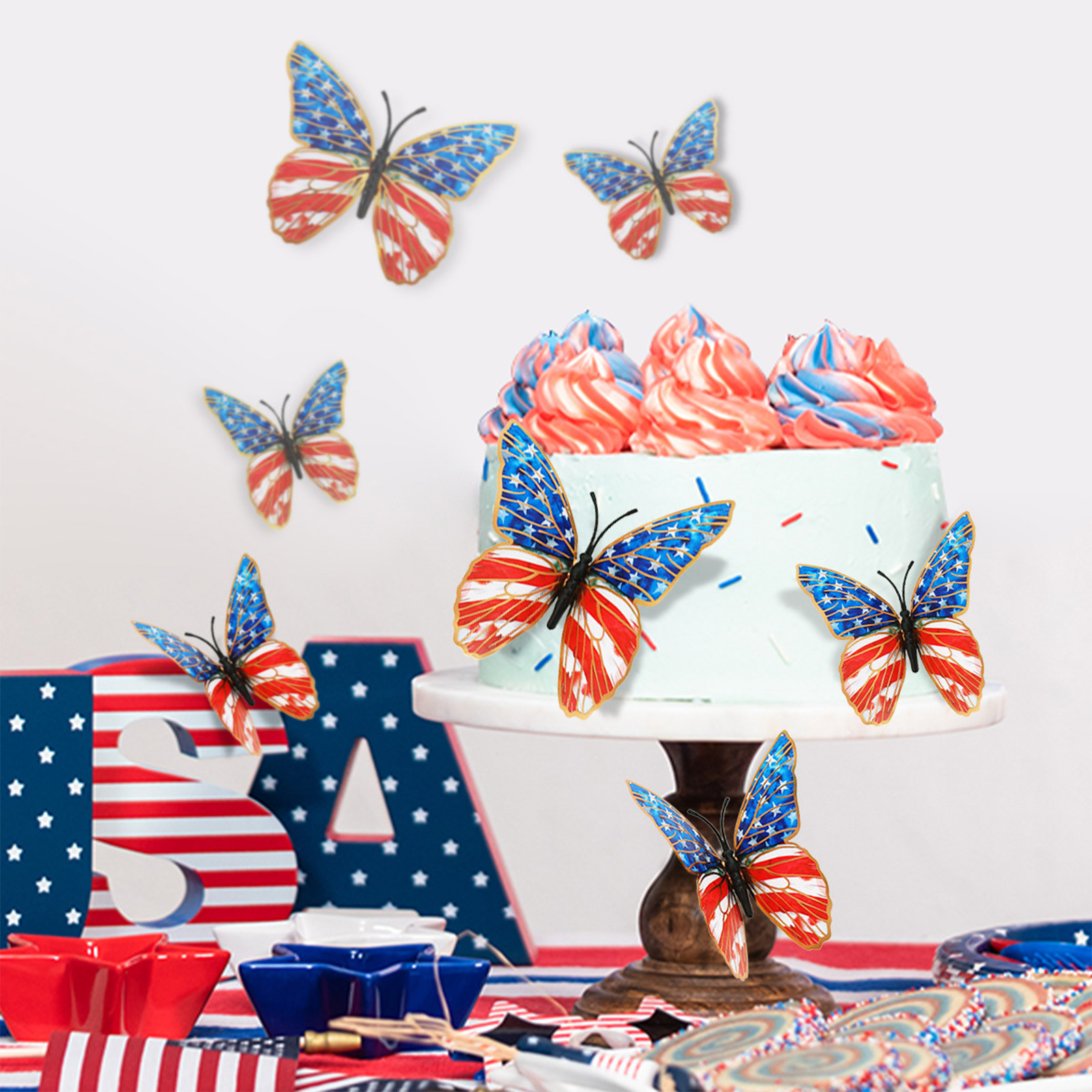 3d Butterfly Wall Stickers Ame - Baby Nursery Wall Stickers review and price