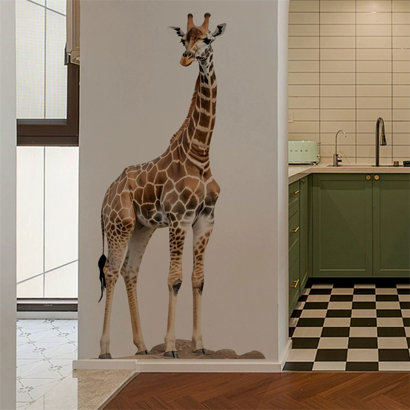 Large Safari Animals Giraffe S - Baby Nursery Wall Stickers review and price