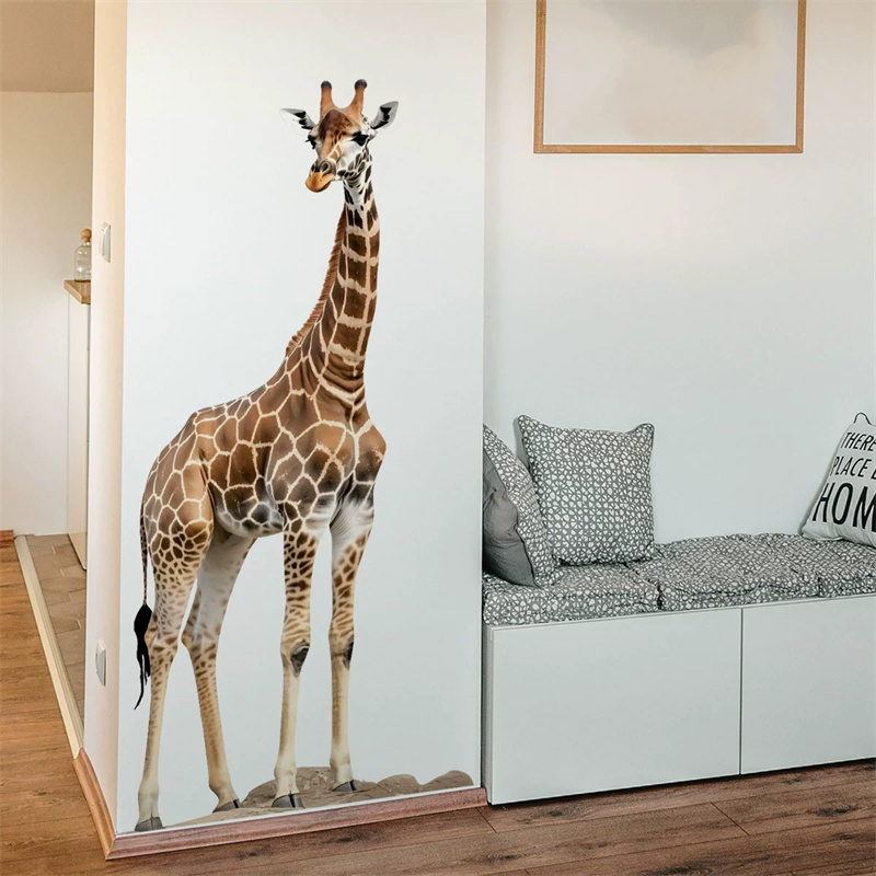 Large Safari Animals Giraffe S - Baby Nursery Wall Stickers review and price